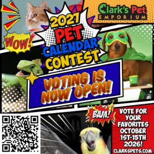 Clark's Pets Calendar Contest